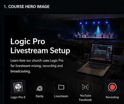 Logic Pro Livestream Setup Hero